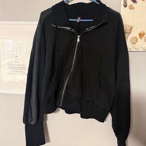 FP Movement by Free People Black Zip-Up Hoodie